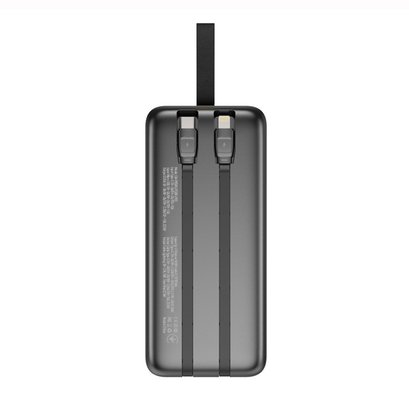 Універсальна мобільна батарея ColorWay Digital Display 50000mAh Black (CW-PB500LPC5BK-PDD)