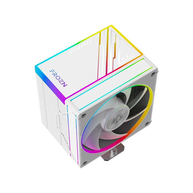 Кулер процессорный ID-Cooling Frozn A610 ARGB White, Intel: 20XX/1851/1700/1200/1151/1150/1155/1156, AMD: AM5/AM4, 120х94х155 мм, 4-pin PWM