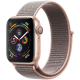 Apple Watch Series 4 (GPS) 44mm Gold Aluminum Case with Pink Sand Sport Loop (MU6G2)