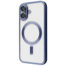 Чохол Metal Matte Case with Magnetic Ring iPhone 16 midnight blue (60129)