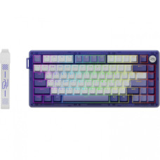 Бездротова клавіатура Proove Gaming T-Racer (Ukraine Layout) purple/white (WKTR00022417)