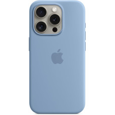 Apple Silicone Case with MagSafe iPhone 15 Pro (Winter Blue)