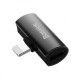 Перехідник AUX Baseus L46 Lightning to Lightning + Lightning black (CAL46-01)