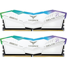 TEAM 32 GB (2x16GB) DDR5 6000 MHz T-Force Delta RGB White (FF4D532G6000HC38ADC01)