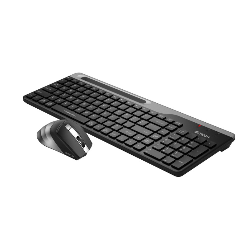 Комплект (клавіатура, миша) бездротовий A4Tech FB2535CS Smoky Grey
