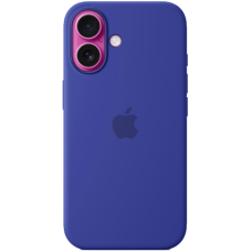 Apple Silicone Case with MagSafe iPhone 16 (Ultramarine)