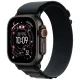 Apple Watch Ultra 3 GPS + Cellular 49mm Black Tit. Case w. Black Alpine Loop - Large (MF0X4)