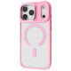Чохол Proove Clear Essence Case with Magnetic Ring iPhone 17 Pro pink sand (PCCEIP17P028)