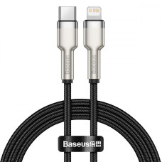 Кабель Baseus Cafule Metal Type-C to Lightning PD 20W (1m) black (CATLJK-A01)