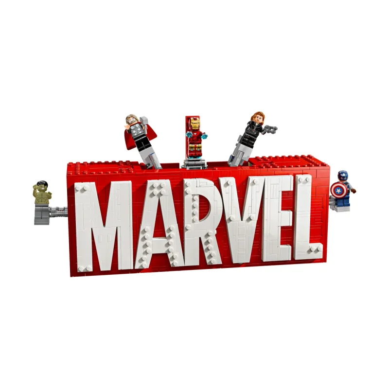 LEGO Marvel Логотип і мініфігурки MARVEL (76313)