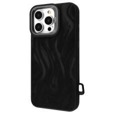 Чохол Kajsa Fluid Art with Magnetic Ring iPhone 16 Pro Max black (65328)