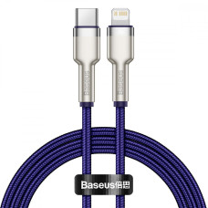 Кабель Baseus Cafule Metal Type-C to Lightning PD 20W (1m) purple (CATLJK-A05)