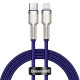 Кабель Baseus Cafule Metal Type-C to Lightning PD 20W (1m) purple (CATLJK-A05)