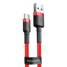 Кабель Baseus Cafule Type-C 2A (2m) red (CATKLF-C09)