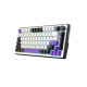 Клавиатура беспроводная Hator Hellyberry HK75 Wireless White/Violet