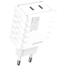МЗП Proove Speed Surge Gan 35W (Type-C + Type-C) white (WCSS30020002)
