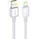 Кабель Baseus Crystal Fast Charging Data USB to Type-C  (Car Charging Supported) 100W/7.5W (1m) white (E0427900)