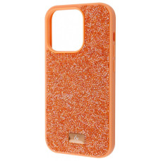 Чохол Bling World Rock Diamond (TPU) iPhone 14 Pro sunset gold (37675)