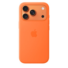 Apple iPhone 17 Pro Silicone Case with MagSafe – Orange (MGFE4)