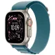 Apple Watch Ultra 3 GPS + Cellular 49mm Natural Tit. Case w. Light Blue Alpine Loop - Large (MEWP4)
