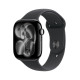 Apple Watch Series 11 GPS + Cellular 42mm Jet Black Alu. Case w. Black S. Band - S/M (MF834)