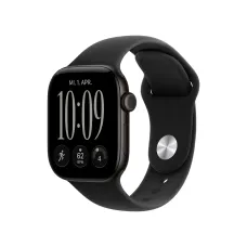 Смарт-часы Apple Watch Series 12 GPS + Cellular 42mm Black Aluminum Case with Black Sport Band - S/M (MJG04)