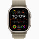 Apple Watch Ultra 2 GPS + Cellular, 49mm Titanium Case with Olive Alpine Loop - Small (MREX3)