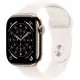 Apple Watch Series 11 GPS + Cellular 42mm Gold Titanium Case w. Light Blush Sport Band - M/L (MF8X4)