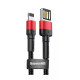 Кабель Baseus Cafule Lightning Special Edition 2.4A (1m) red/black (CALKLF-G91)