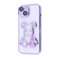 Чохол Shining Bear Case iPhone 15 dark purple (55917)