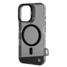 Чохол Kajsa Aluminium Shield with Magnetic Ring iPhone 16 black smoke (59661)