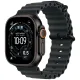 Apple Watch Ultra 3 GPS + Cellular 49mm Black Tit. Case w. Black Ocean Band (MF0J4)