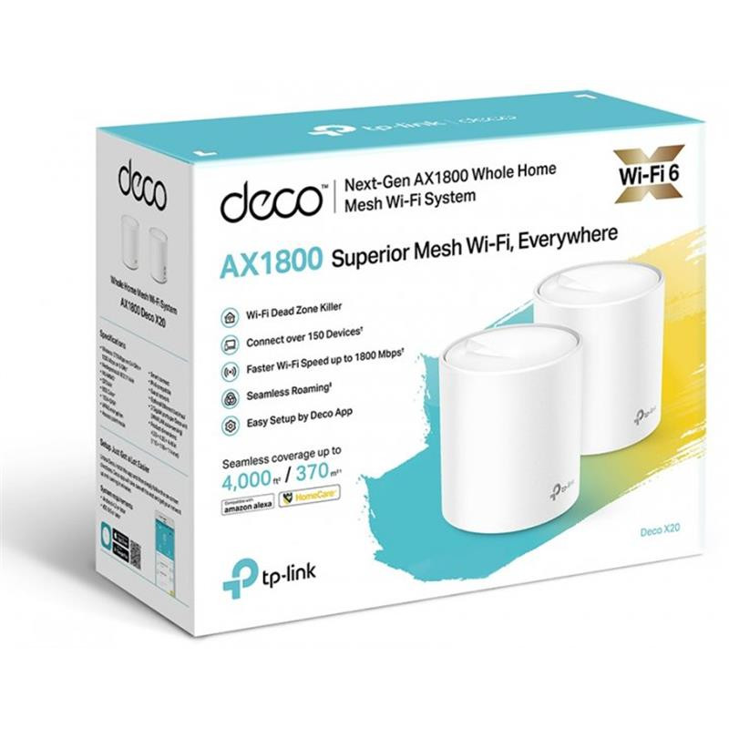 WiFi Mesh-система TP-Link Deco X20(1-pack)