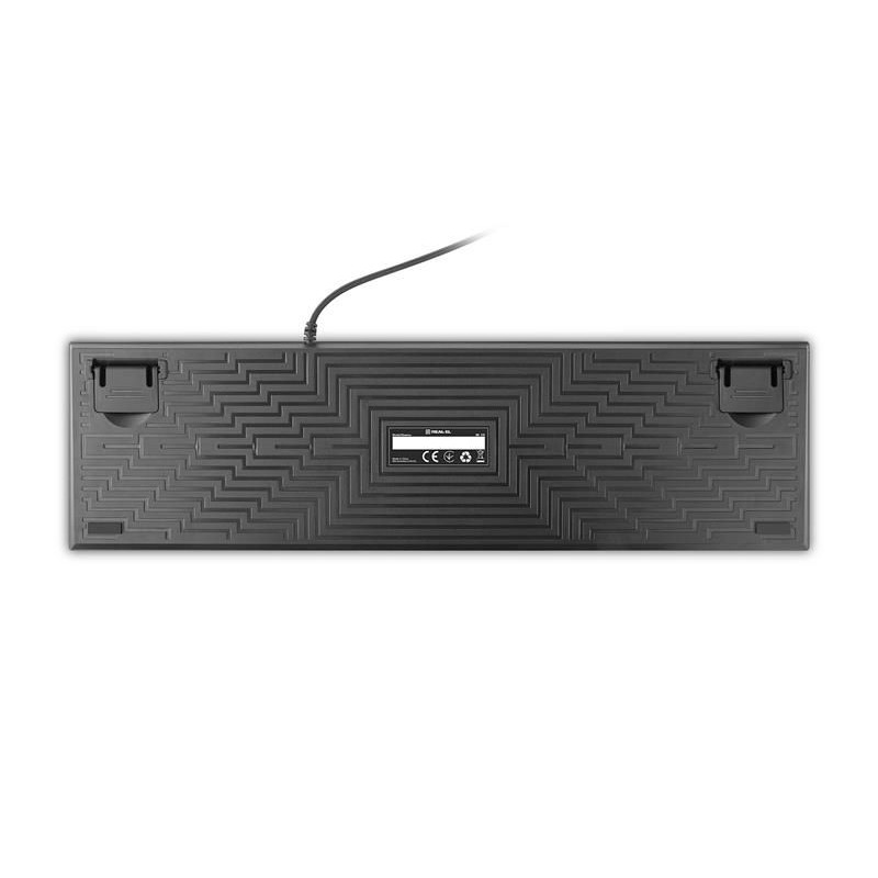 Клавиатура REAL-EL M 13 Grey USB