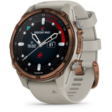 Garmin Descent Mk3i 43 mm Bronze PVD Titanium with French Gray Silicone Band (010-02753-13,010-02753-14)