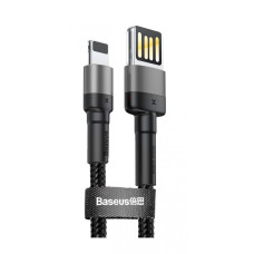 Кабель Baseus Cafule Lightning Special Edition 2.4A (1m) gray (CALKLF-GG1)