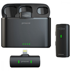 Бездротовий петличний мікрофон Proove Demo Lightning black (PMDM00010102)