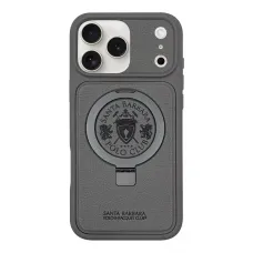Чохол Polo Primo Leather Case iPhone 17 Pro MAX (Titanium Grey)