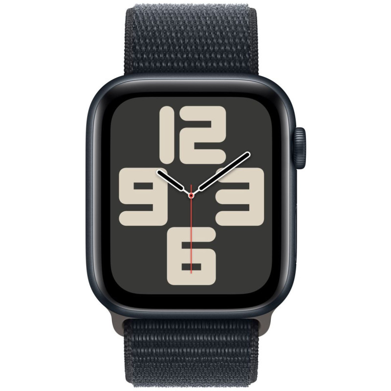 Apple Watch SE 2 GPS 40mm Midnight Aluminium Case with Midnight Sport Loop (MRE03)