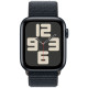 Apple Watch SE 2 GPS 40mm Midnight Aluminium Case with Midnight Sport Loop (MRE03)