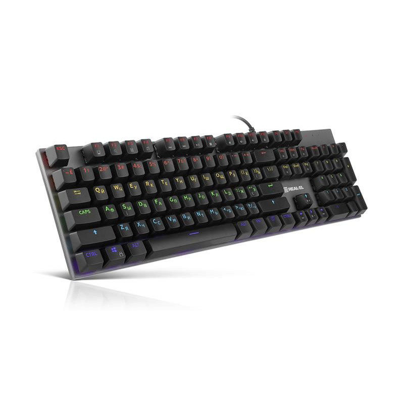 Клавиатура REAL-EL M 13 Grey USB