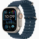 Apple Watch Ultra 2 GPS + Cellular, 49mm Titanium Case with Blue Ocean Band (MREG3)
