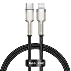Кабель Baseus Cafule Metal Type-C to Lightning PD 20W (0.25m) black (CATLJK-01)