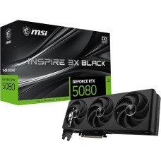 MSI GeForce RTX 5080 16G INSPIRE 3X OC BLACK (G5080-16I3CB)