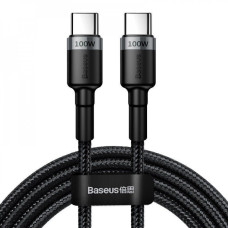 Кабель Baseus Cafule Flash Charging Type-C to Type-C PD 2 100W (2m) gray/black (CATKLF-ALG1)