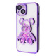 Чохол Shining Bear Case iPhone 14 dark purple (44102)