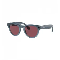 Ray-Ban Meta Headliner Shiny Jeans Frame/Dusty Red Lenses (RW4009 66985Q 50-23)