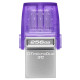 Накопичувач Kingston 256GB USB 3.2 Type-A + Type-C DT microDuo 3C R200MB/s