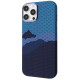 Чохол WAVE Gleam Case with Magnetic Ring iPhone 16 Pro Max blue mountain (62967)