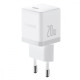 МЗП Baseus Palm Fast Charger Type-C 20W (With Cable Type-C to Type-C 60W 1m) white (P10111602213-01)